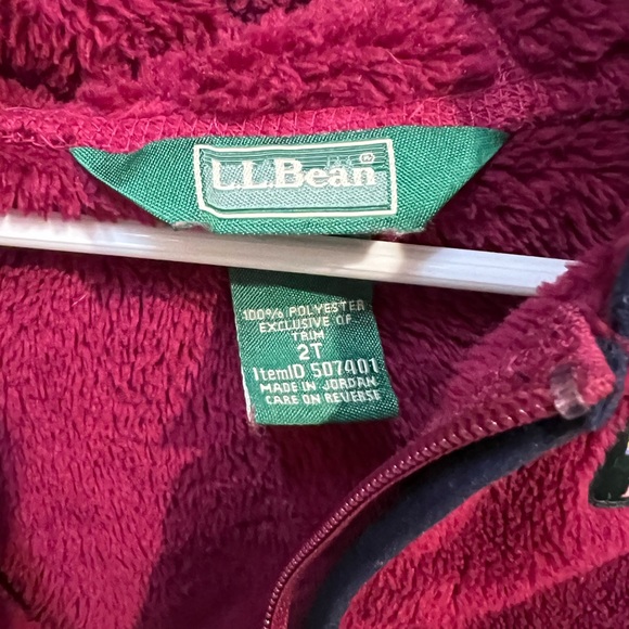 Kids LlBean fleece jacket - Picture 3 of 3